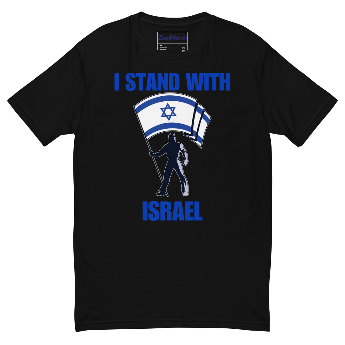 I Stand With Israel v2 Men’s Fitted Tee