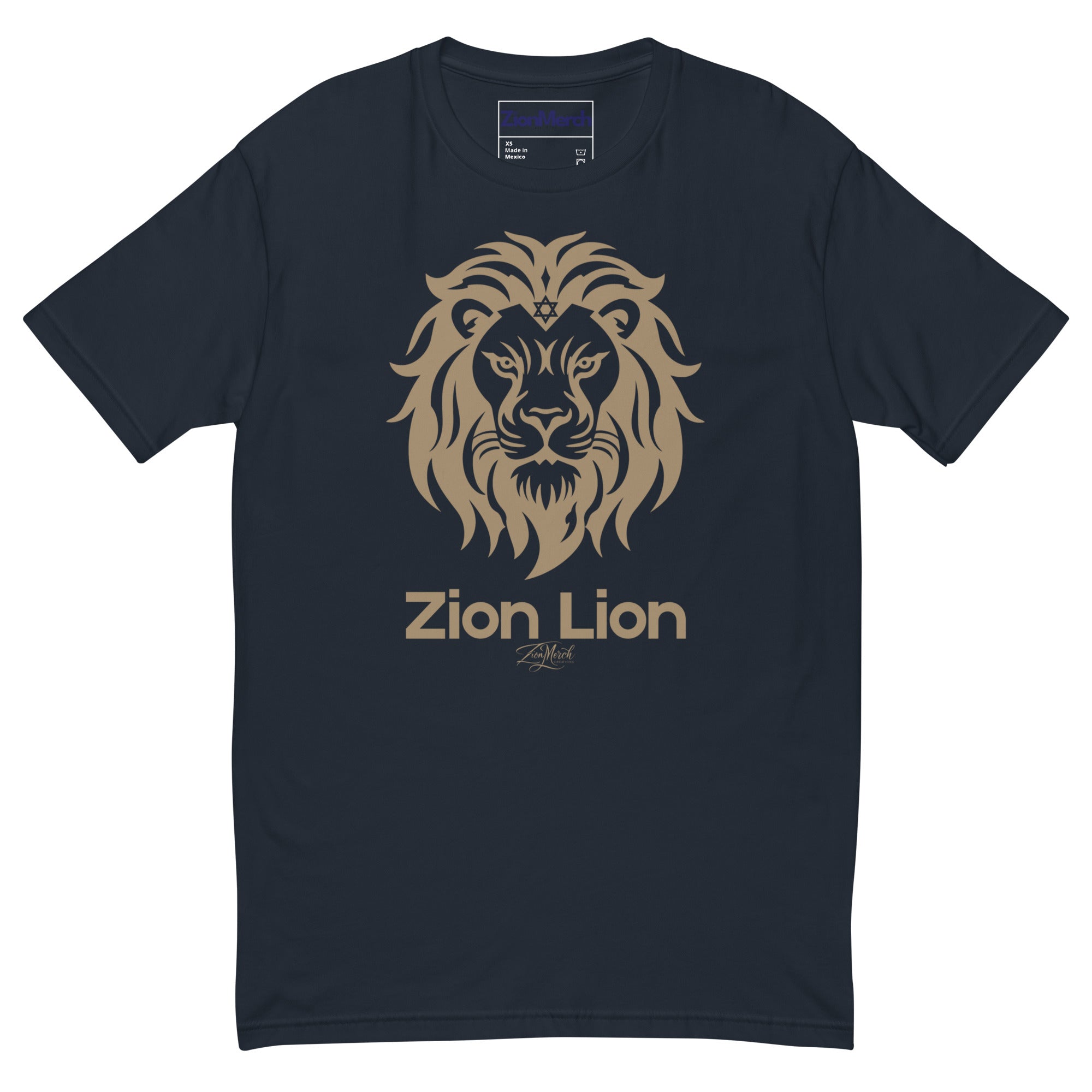 Zion Lion Men’s Fitted Tee