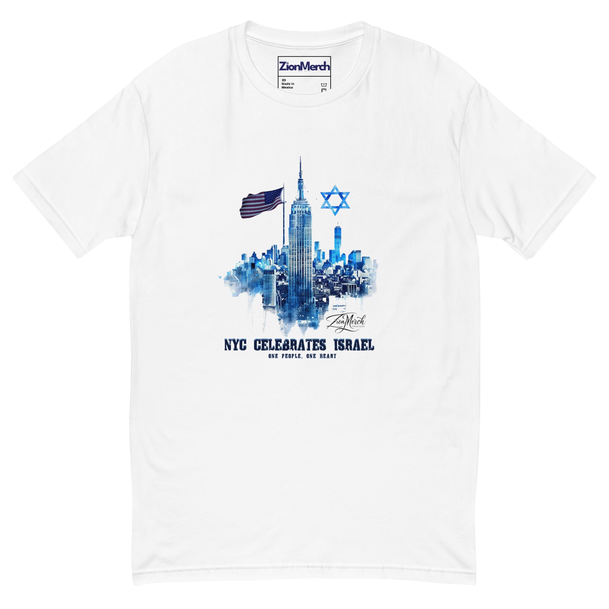 NYC Celebrates Israel Men’s Fitted Tee