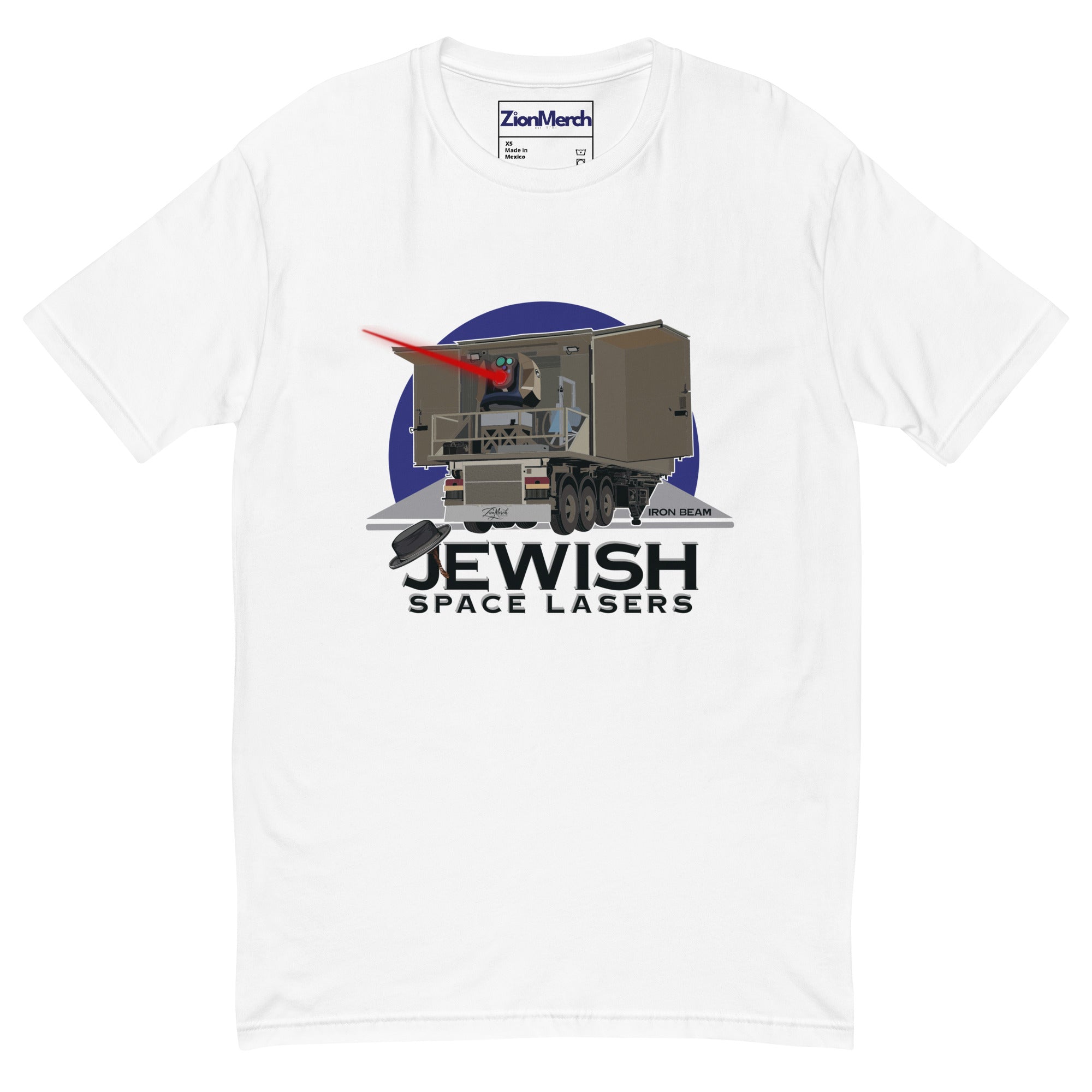 Jewish Space Lasers Men’s Fitted Tee