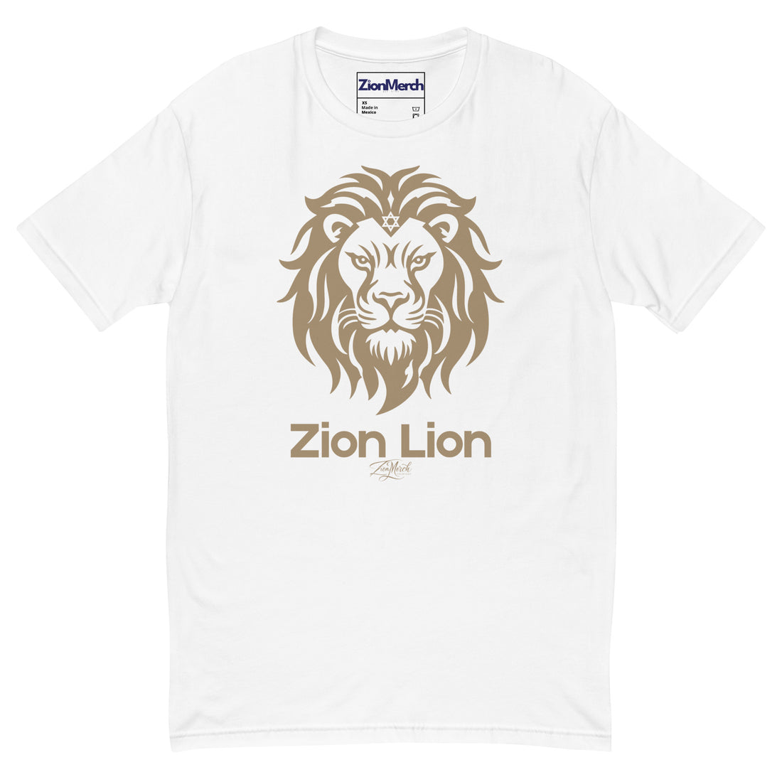 Zion Lion Men’s Fitted Tee