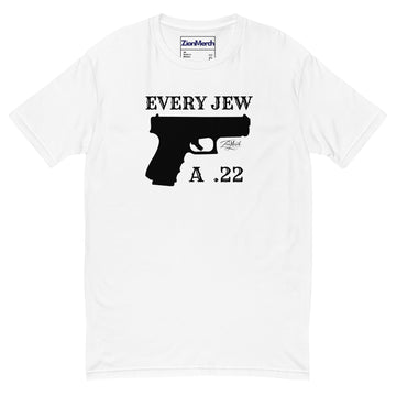 Every Jew A .22 Men’s Fitted Tee