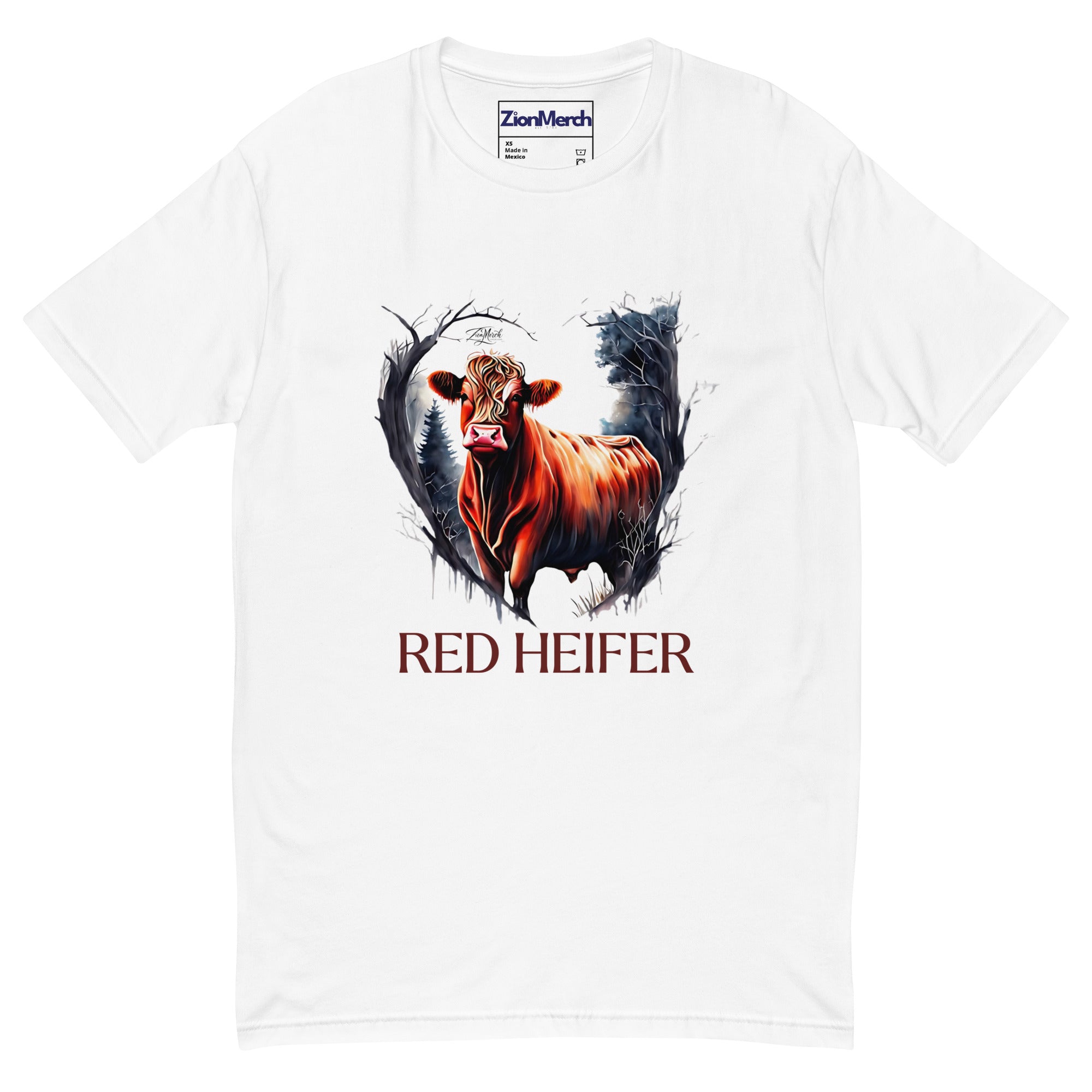 Red Heifer Men’s Fitted Tee