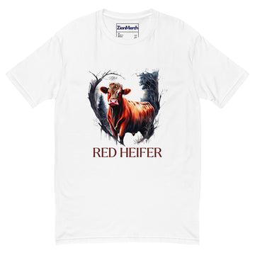 Red Heifer Men’s Fitted Tee