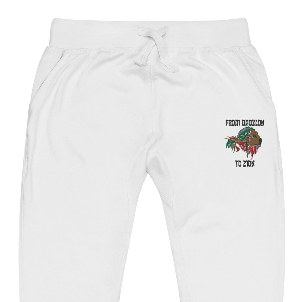 Babylon To Zion Jogger Fleece Embroidered