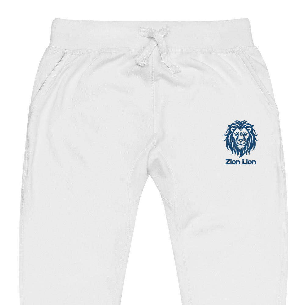 Zion Lion Jogger Fleece Embroidered