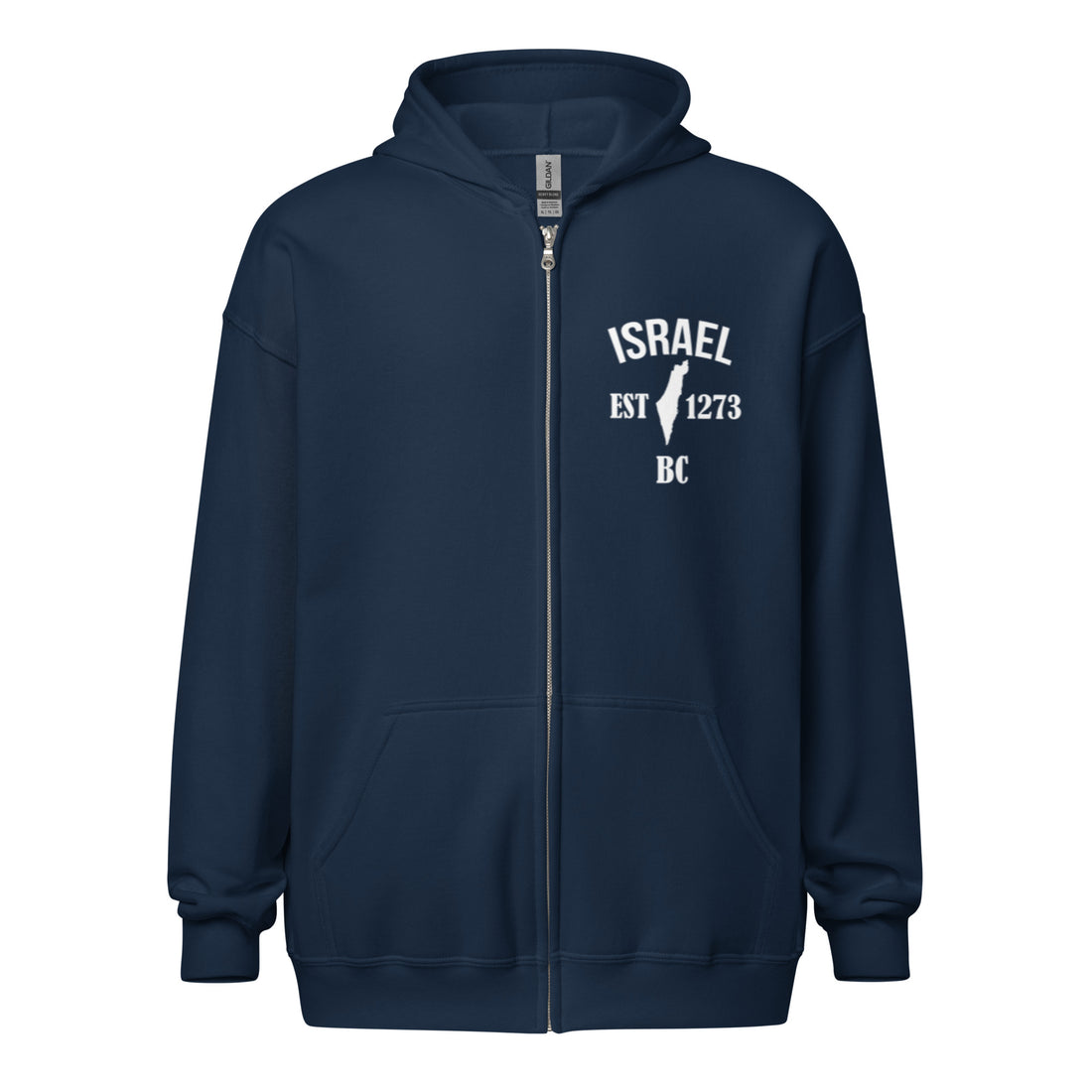 Israel EST 1273 BC Zip Hoodie (Unisex)