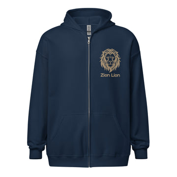 Zion Lion Zip Hoodie (Unisex)