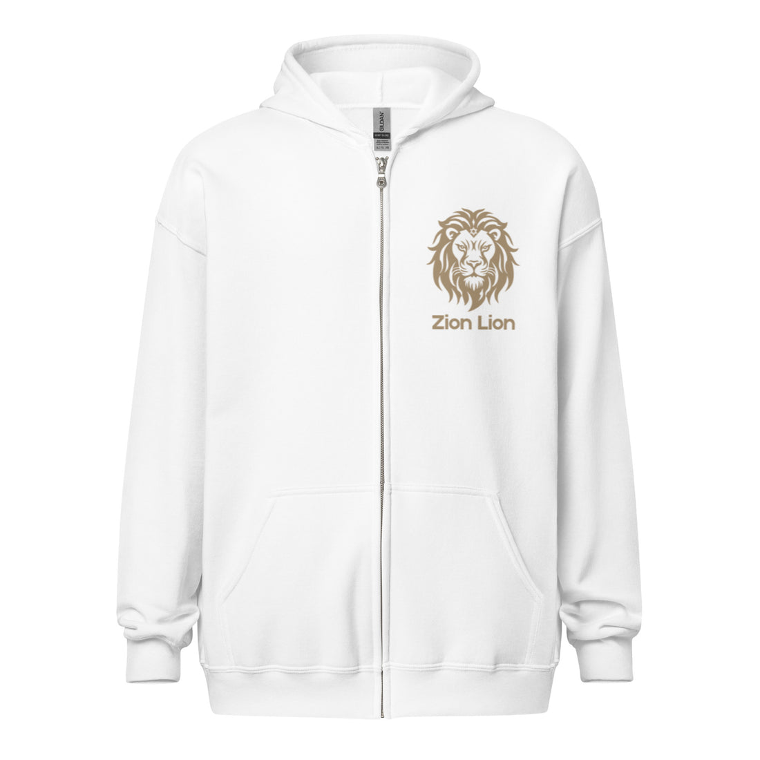 Zion Lion Zip Hoodie (Unisex)